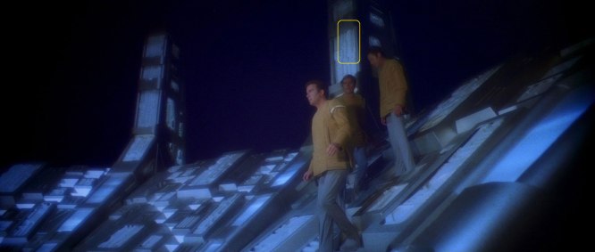 Sonobuoy cases used as V'ger set detailing in "Star Trek: The Motion Picture".